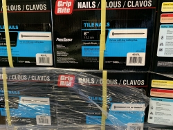 Box of 1000 Pcs of 6" Galvanized Nails 